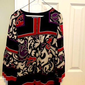 Nicole Miller evening ware top